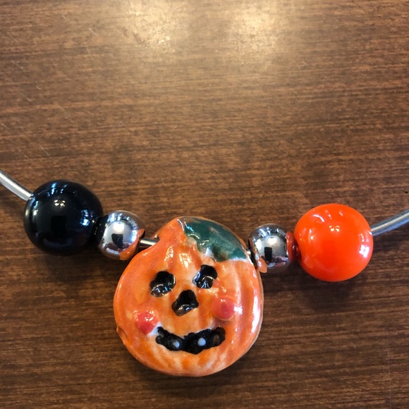Silver Halloween Choker - Picture 2 of 2
